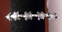 Silver Turtle Bracelet